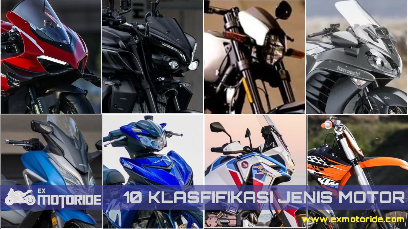 10 klasifikasi dan kategori jenis motor terlengkap