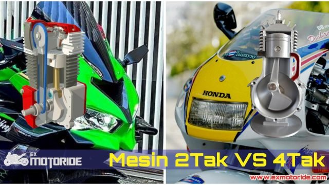 perbedaan mesin motor 2 tak dan 4 tak