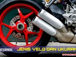 jenis velg motor dari bentuk, material hingga spesifikasu ukuran diameternya