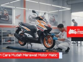 tips cara perawatan motor matic
