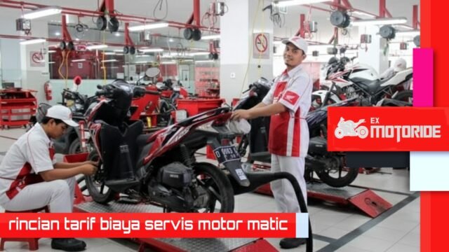 rincian biaya servis motor matic