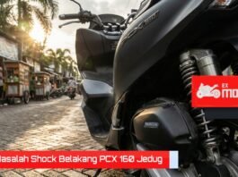 solusi masalah Shock Belakang PCX 160 Jedug
