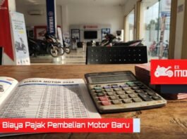 Rincian Biaya Pajak Motor Baru