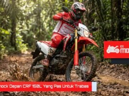 Setting Shock Depan CRF 150L Trabas